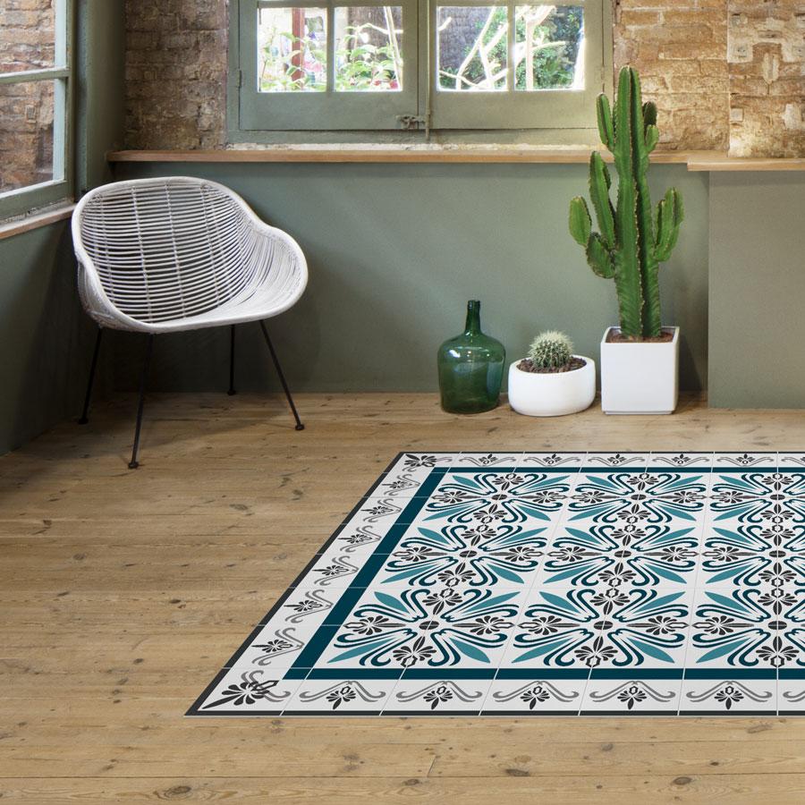 Hidraulik vinyl floor mats rugs and runners Viladomat design