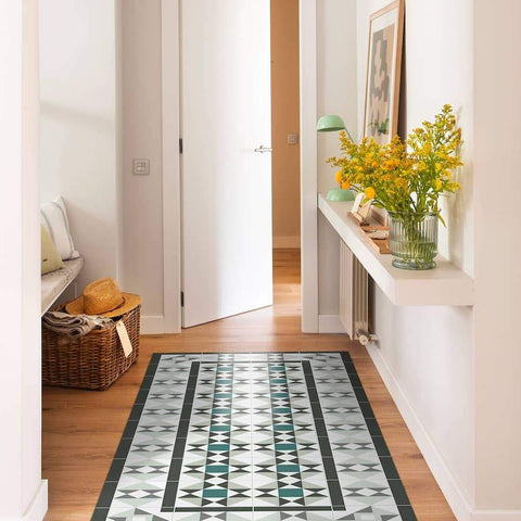 Hidraulik vinyl floor mats rugs and runners Tusset design